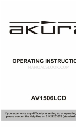 Akura AV1506LCD Instrukcja obsługi