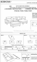 BOBKONA F6585 Manuel d'instructions pour l'assemblage