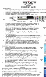 Akura SP 7050 Skrócona instrukcja obsługi