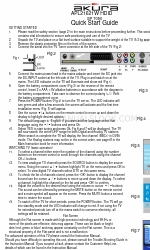 Akura SP 7050 Skrócona instrukcja obsługi