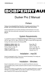 BOBPERRY AUDIO Ducker Pro 2 Manuel