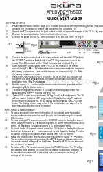 Akura SP 7050 Skrócona instrukcja obsługi