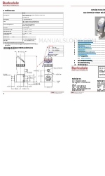 Barksdale BDS3000 Manual de instrucciones