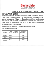 Barksdale CSK Manuel d'instructions d'installation