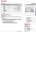 Barksdale DPD1T Manual de instrucciones