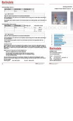 Barksdale KLK Series Manuel d'utilisation