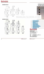 Barksdale UNS-VA/SB4 Manual de Instruções