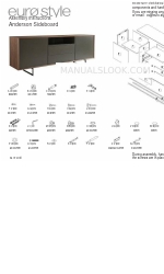 Euro Style Anderson Sideboard Montageanleitung Handbuch