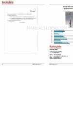 Barksdale BNA 21 Operating Instructions Manual