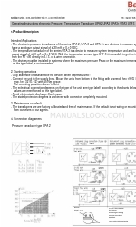 Barksdale UPA3 Instrukcja obsługi