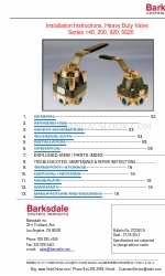 Barksdale 5620 Series Kurulum Talimatları Kılavuzu