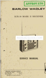 Barlow Wadley XCR 30 MARK II Посібник з експлуатації