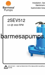 Barmesa Pumps 2SEV512 Manual de instalación, uso y mantenimiento