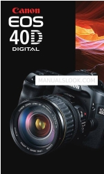 Canon 40D - EOS 40D DSLR Брошюра