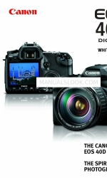 Canon 40D - EOS 40D DSLR Livre blanc
