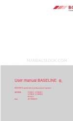 BOC BASELINE C106X/2 사용자 설명서