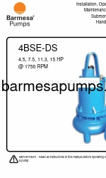 Barmesa Pumps 4BSE753DS Handbuch für Installation, Betrieb und Wartung