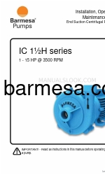 Barmesa Pumps 62071515 Manuale di installazione, funzionamento e manutenzione