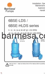 Barmesa Pumps 6BSE-HLDS Series Руководство по установке, эксплуатации и техническому обслуживанию