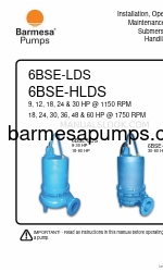 Barmesa Pumps 6BSE12036LDS Manuale di installazione, funzionamento e manutenzione