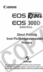 Canon 8861A003 - EOS Digital Rebel Camera SLR Manual do software