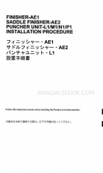 Canon AE-1 Installation Procedures Manual