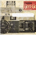 Canon Canonet G III QL17 Manual