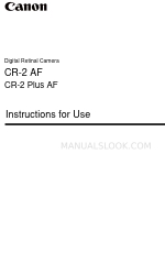 Canon CR-2 AF Instructions For Use Manual