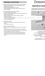 Euro-Pro 1100H Dressmaker Manual de instruções