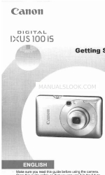 Canon Digital IXUS 100 IS Getting Started Manual