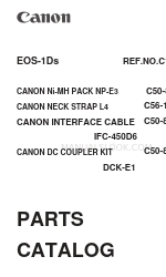 Canon EO-1Ds Parts Catalog