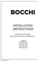 BOCCHI 1604-0126 Series Installationsanleitung Handbuch