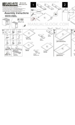 Euro-Rite Cabinets Base Cabinet with 1 Drawer Assembly Instructions