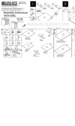 Euro-Rite Cabinets Base Cabinet with 1 Drawer Assembly Instructions