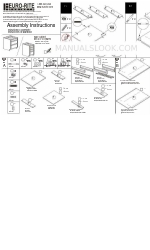 Euro-Rite Cabinets Base Cabinet with 3 or 4 Drawers Assembly Instructions