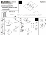 Euro-Rite Cabinets Blind Wall Corner Panel Assembly Instructions