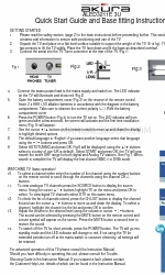 Akura ALED3211E 3U クイック・スタート・マニュアル