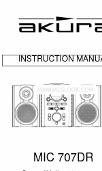 Akura MIC 707DR Manual de instruções