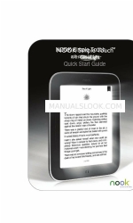 Barnes & Noble NOOK Simple Touch with GlowLight Краткое руководство по эксплуатации