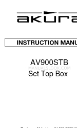 Akura AV900STB Manual de instruções