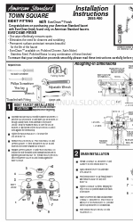 American Standard Townsquare 2555.400 Panduan Petunjuk Instalasi