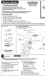 American Standard TownSquare 2555.602 Einbauanleitung