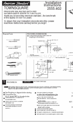 American Standard TownSquare 2555.602 Einbauanleitung