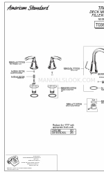 American Standard Tropic 922388-YYY0A Parts List