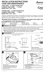 American Standard TROPIC CADET 2459 Instruções de instalação