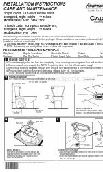 American Standard TROPIC CADET 2492 Instrucciones de instalación