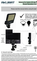 Akurat lighting hp3a Руководство