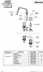 American Standard 012087-0070A Parts List