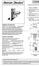 American Standard 1340 Specification Sheet