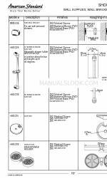 American Standard 1660.201 Specifications